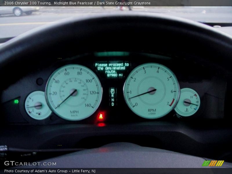 Midnight Blue Pearlcoat / Dark Slate Gray/Light Graystone 2006 Chrysler 300 Touring