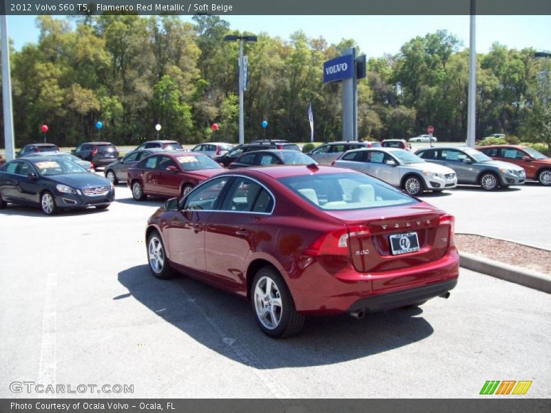 Flamenco Red Metallic / Soft Beige 2012 Volvo S60 T5