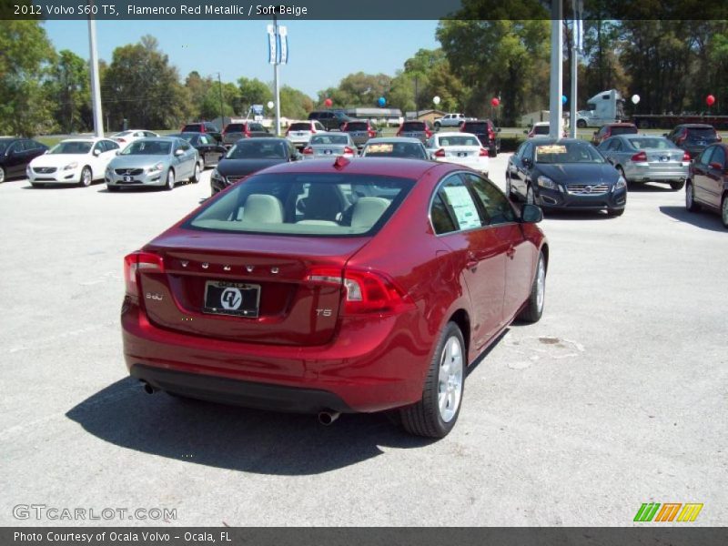 Flamenco Red Metallic / Soft Beige 2012 Volvo S60 T5
