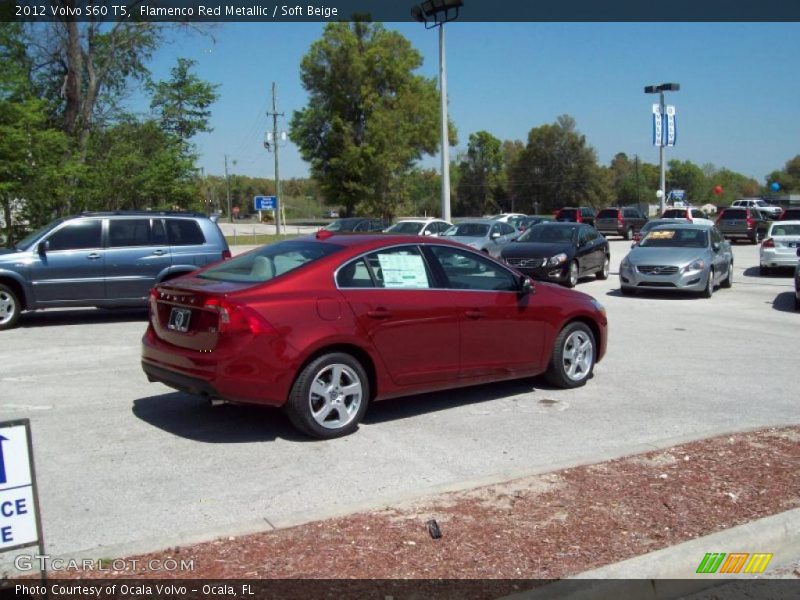 Flamenco Red Metallic / Soft Beige 2012 Volvo S60 T5