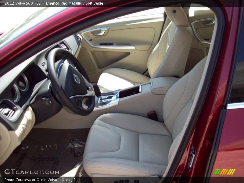  2012 S60 T5 Soft Beige Interior