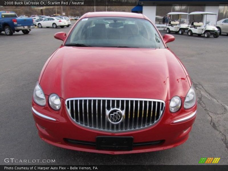 Scarlett Red / Neutral 2008 Buick LaCrosse CX