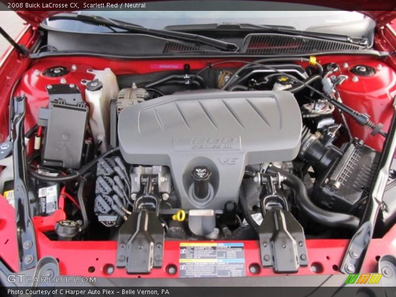 Scarlett Red / Neutral 2008 Buick LaCrosse CX