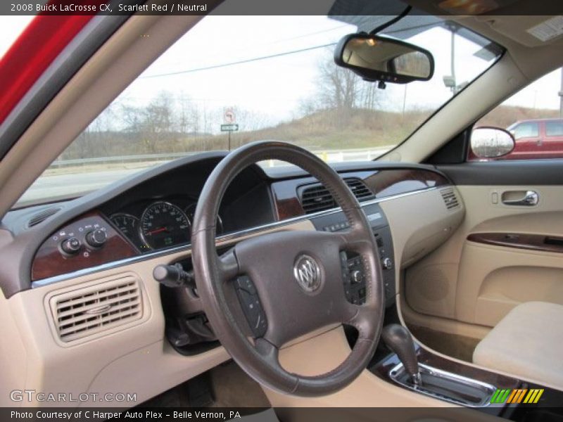 Scarlett Red / Neutral 2008 Buick LaCrosse CX
