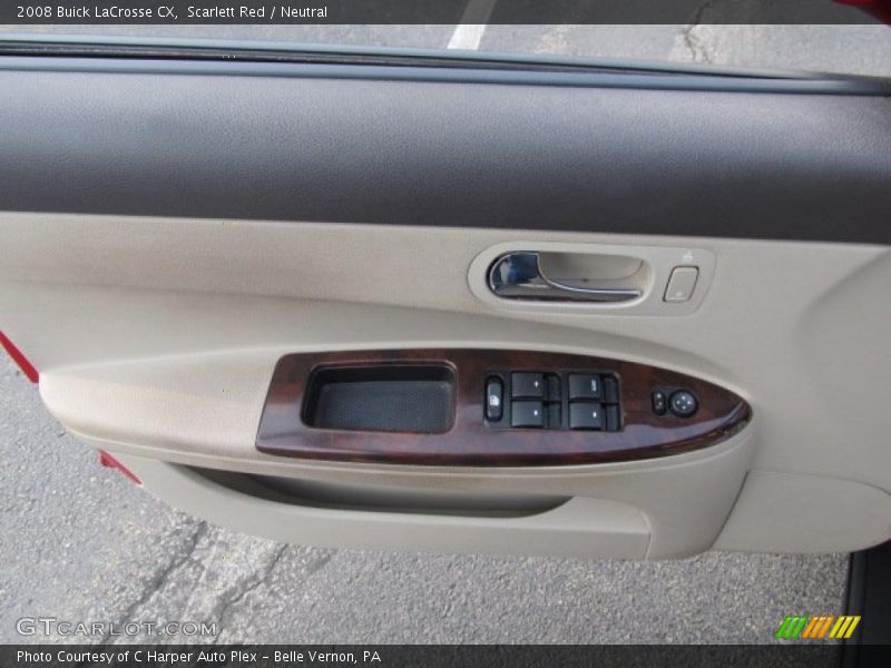 Scarlett Red / Neutral 2008 Buick LaCrosse CX