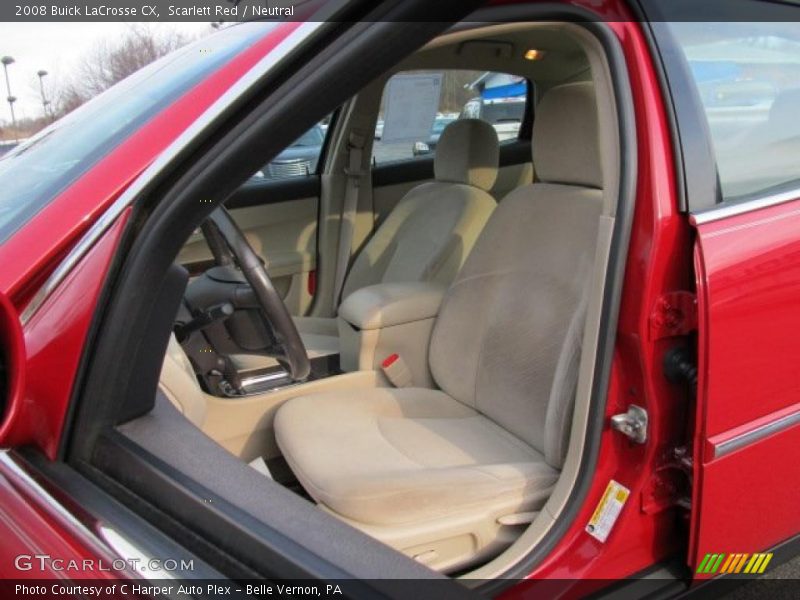 Scarlett Red / Neutral 2008 Buick LaCrosse CX