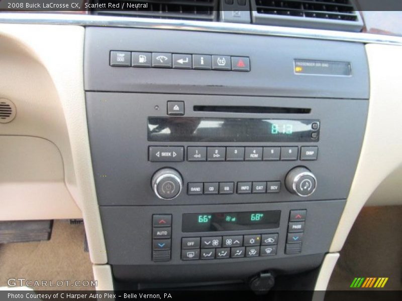 Scarlett Red / Neutral 2008 Buick LaCrosse CX