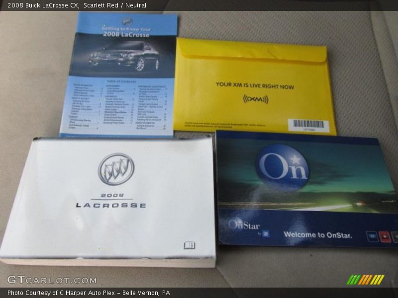 Scarlett Red / Neutral 2008 Buick LaCrosse CX