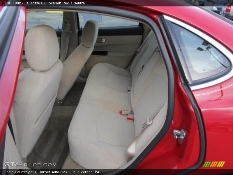 Scarlett Red / Neutral 2008 Buick LaCrosse CX