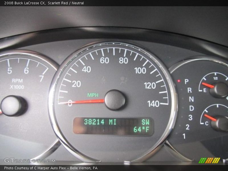Scarlett Red / Neutral 2008 Buick LaCrosse CX
