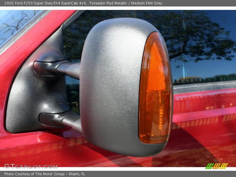 Toreador Red Metallic / Medium Flint Grey 2003 Ford F250 Super Duty FX4 SuperCab 4x4