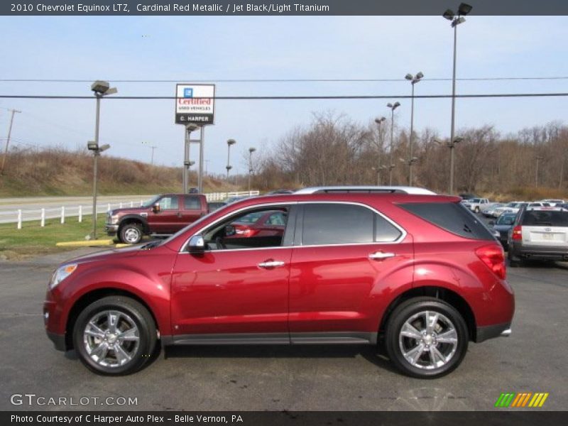 Cardinal Red Metallic / Jet Black/Light Titanium 2010 Chevrolet Equinox LTZ