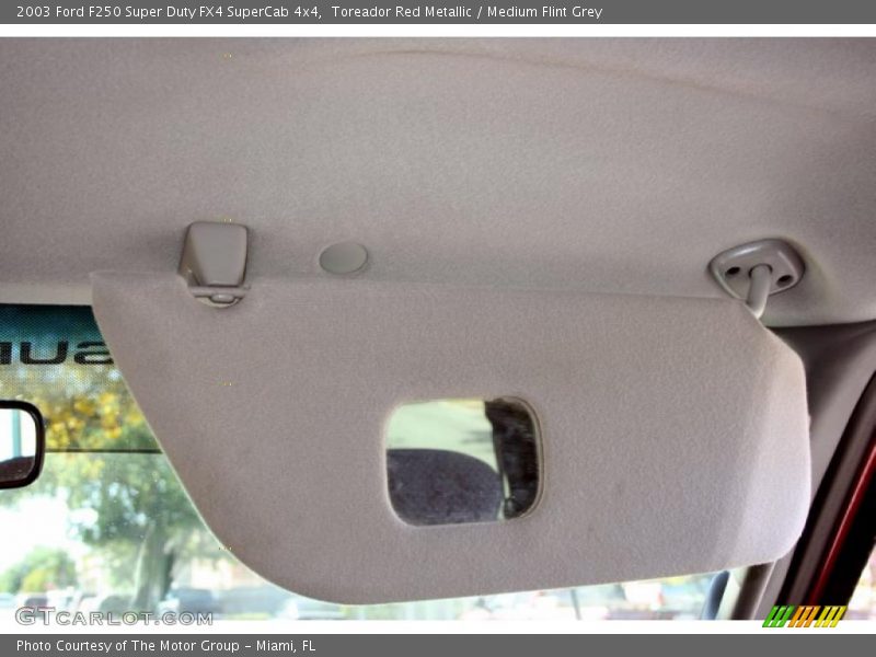 Toreador Red Metallic / Medium Flint Grey 2003 Ford F250 Super Duty FX4 SuperCab 4x4