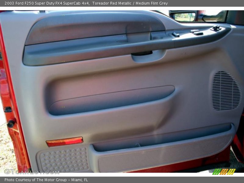 Toreador Red Metallic / Medium Flint Grey 2003 Ford F250 Super Duty FX4 SuperCab 4x4