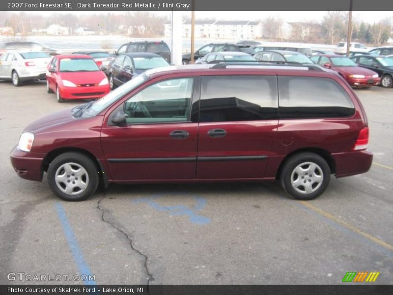 Dark Toreador Red Metallic / Flint Gray 2007 Ford Freestar SE