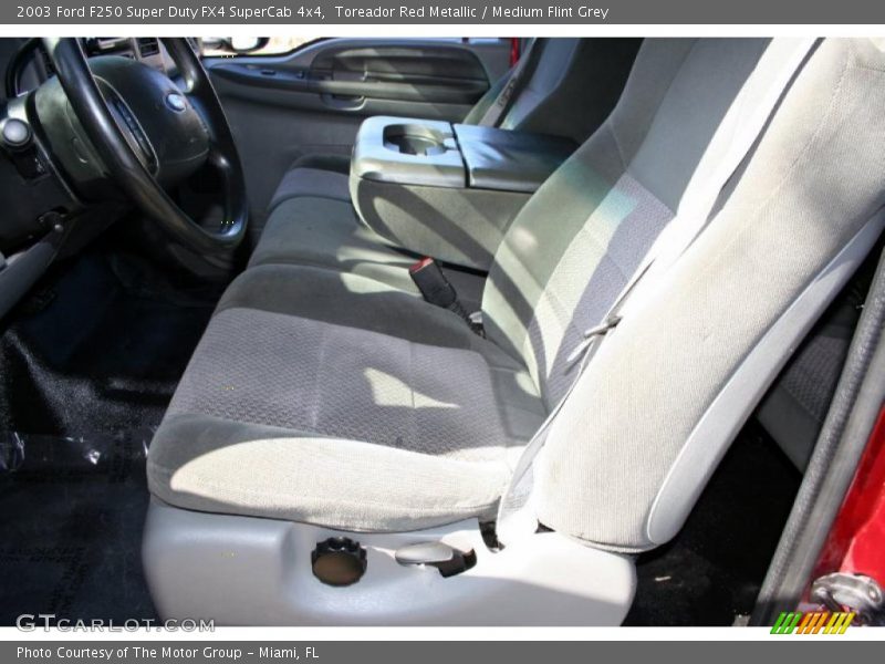 Toreador Red Metallic / Medium Flint Grey 2003 Ford F250 Super Duty FX4 SuperCab 4x4