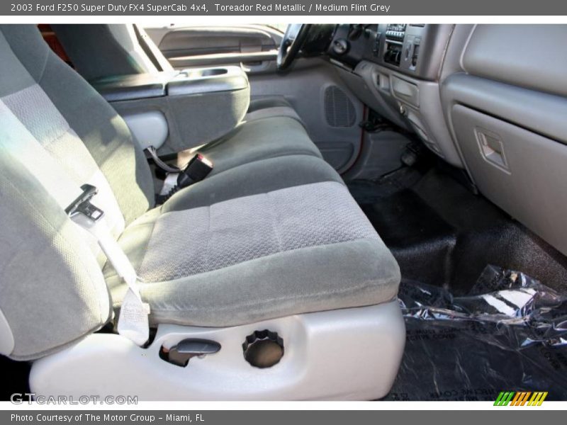 Toreador Red Metallic / Medium Flint Grey 2003 Ford F250 Super Duty FX4 SuperCab 4x4