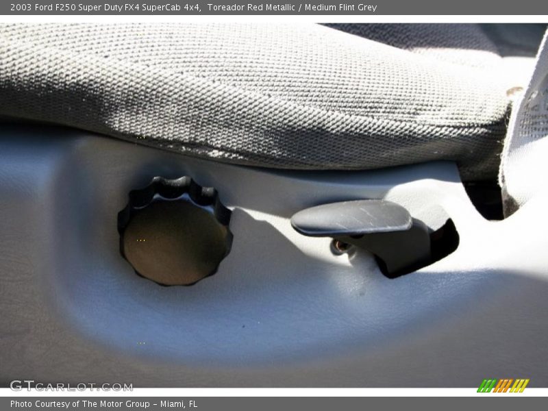 Toreador Red Metallic / Medium Flint Grey 2003 Ford F250 Super Duty FX4 SuperCab 4x4