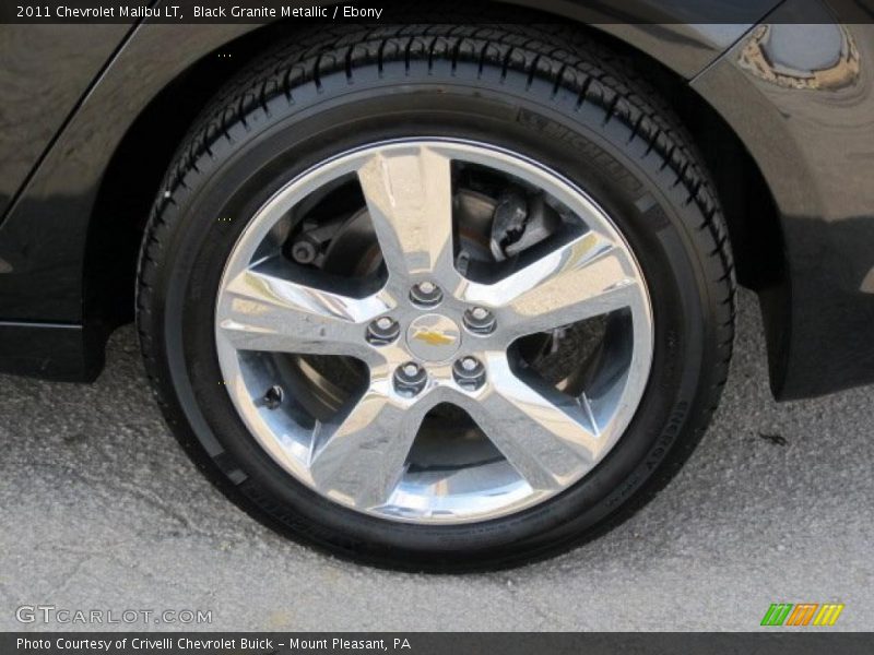 Black Granite Metallic / Ebony 2011 Chevrolet Malibu LT