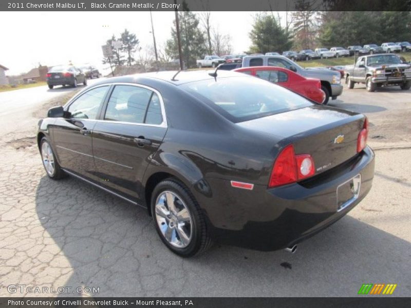 Black Granite Metallic / Ebony 2011 Chevrolet Malibu LT