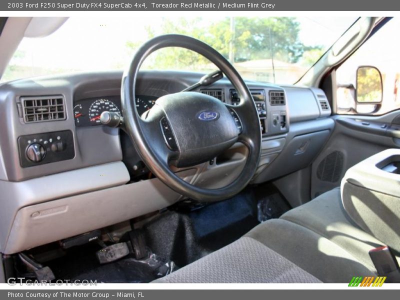 Medium Flint Grey Interior - 2003 F250 Super Duty FX4 SuperCab 4x4 