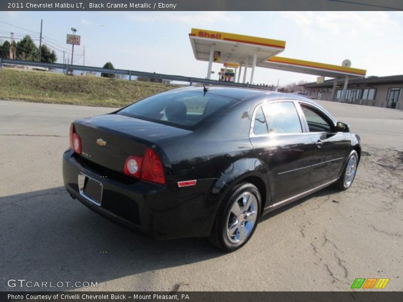 Black Granite Metallic / Ebony 2011 Chevrolet Malibu LT