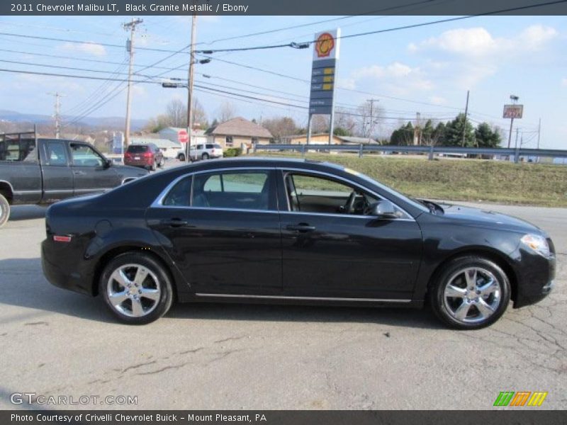Black Granite Metallic / Ebony 2011 Chevrolet Malibu LT