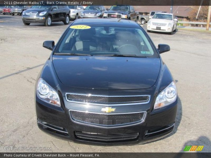 Black Granite Metallic / Ebony 2011 Chevrolet Malibu LT