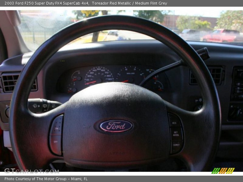 Toreador Red Metallic / Medium Flint Grey 2003 Ford F250 Super Duty FX4 SuperCab 4x4