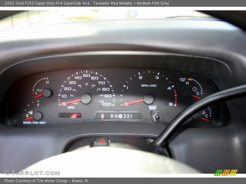  2003 F250 Super Duty FX4 SuperCab 4x4 FX4 SuperCab 4x4 Gauges
