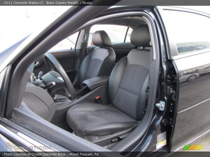 Black Granite Metallic / Ebony 2011 Chevrolet Malibu LT