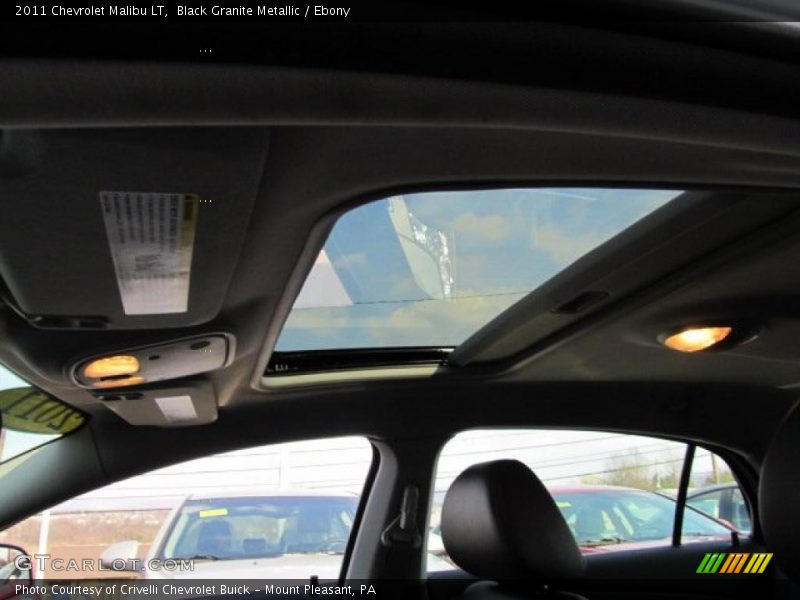 Black Granite Metallic / Ebony 2011 Chevrolet Malibu LT