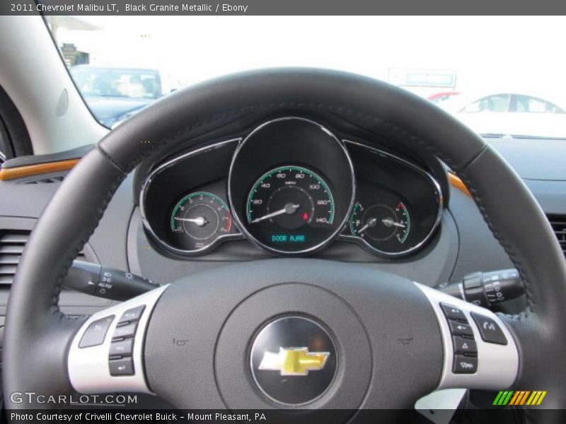 Black Granite Metallic / Ebony 2011 Chevrolet Malibu LT