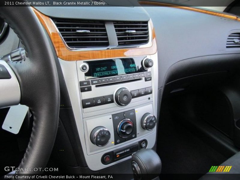 Black Granite Metallic / Ebony 2011 Chevrolet Malibu LT