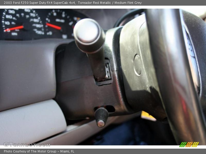 Toreador Red Metallic / Medium Flint Grey 2003 Ford F250 Super Duty FX4 SuperCab 4x4