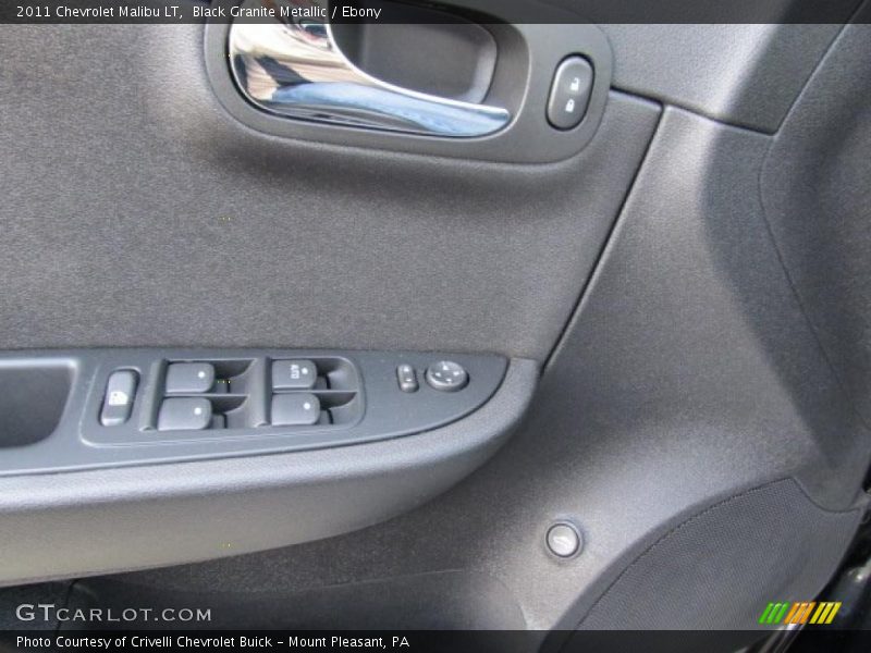 Black Granite Metallic / Ebony 2011 Chevrolet Malibu LT