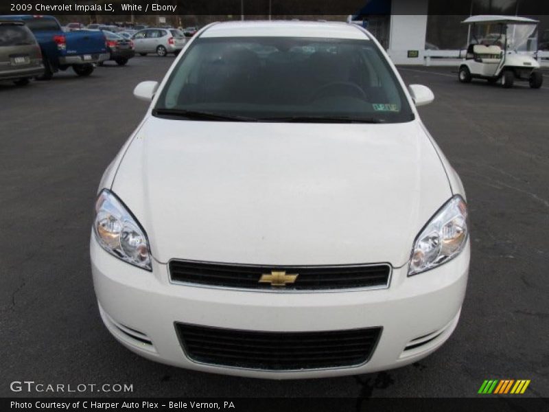 White / Ebony 2009 Chevrolet Impala LS