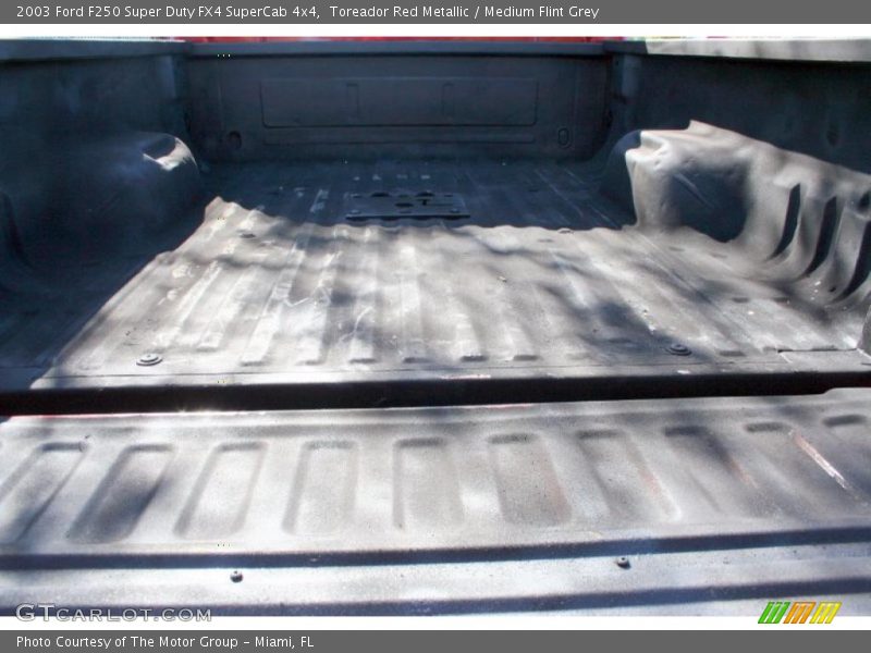 Toreador Red Metallic / Medium Flint Grey 2003 Ford F250 Super Duty FX4 SuperCab 4x4