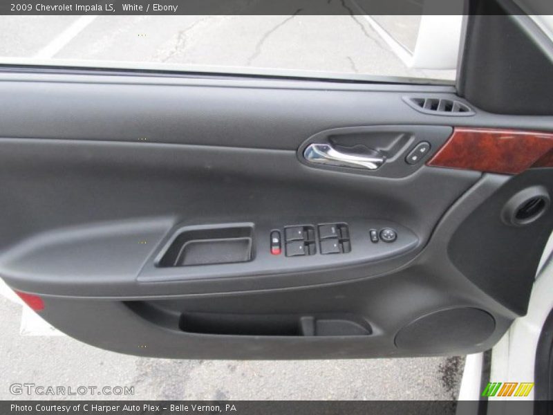White / Ebony 2009 Chevrolet Impala LS