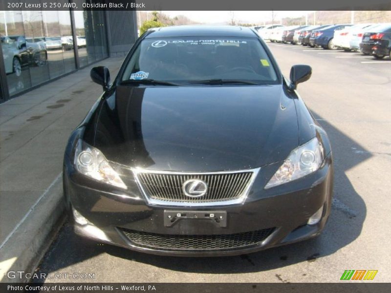 Obsidian Black / Black 2007 Lexus IS 250 AWD