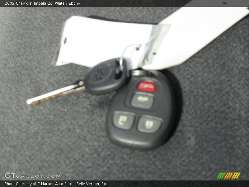 White / Ebony 2009 Chevrolet Impala LS