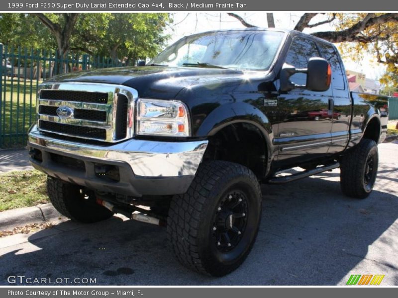 Black / Medium Prairie Tan 1999 Ford F250 Super Duty Lariat Extended Cab 4x4