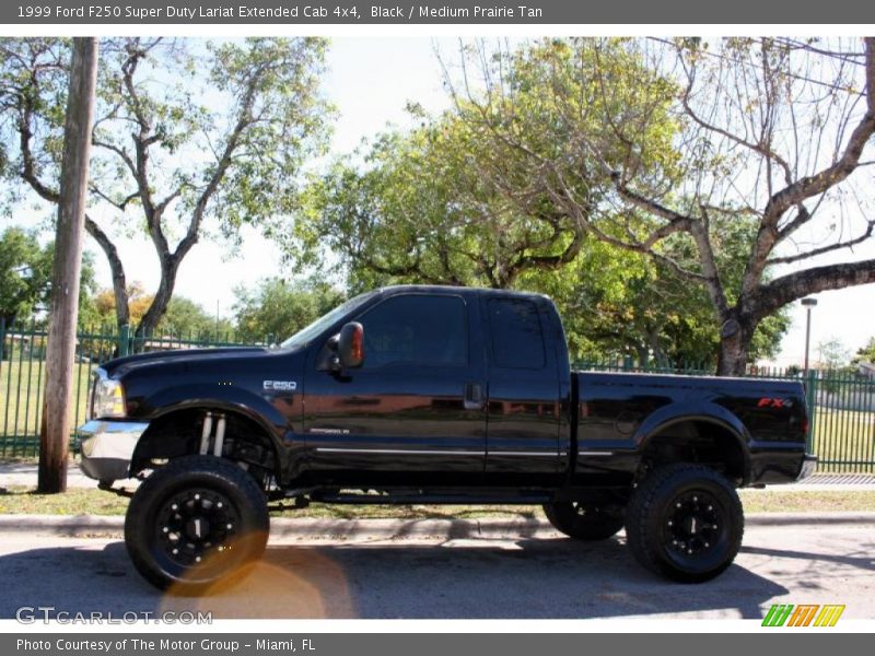 Black / Medium Prairie Tan 1999 Ford F250 Super Duty Lariat Extended Cab 4x4