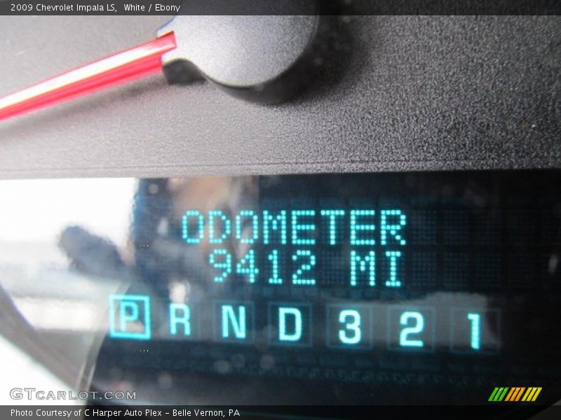 White / Ebony 2009 Chevrolet Impala LS