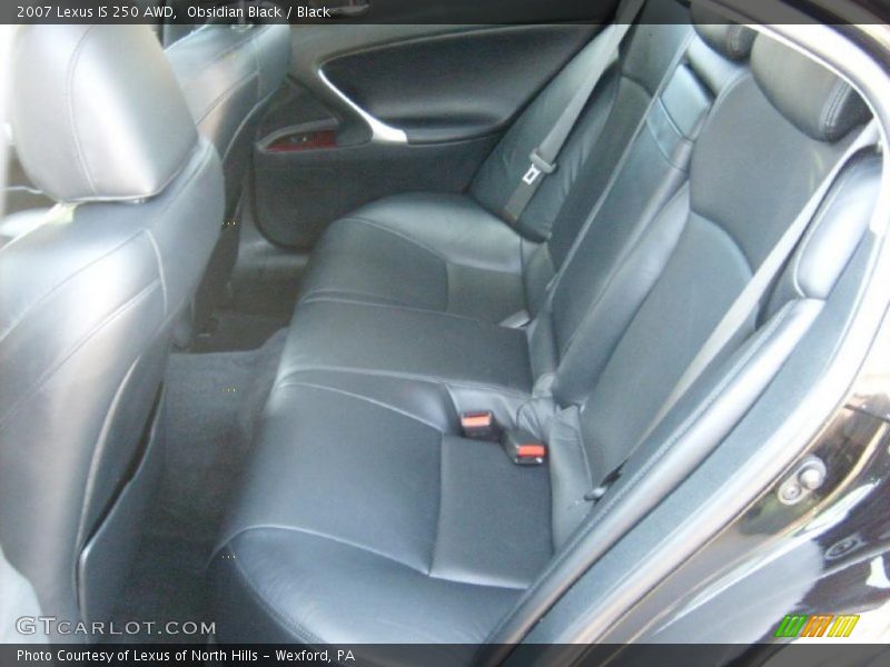 Obsidian Black / Black 2007 Lexus IS 250 AWD