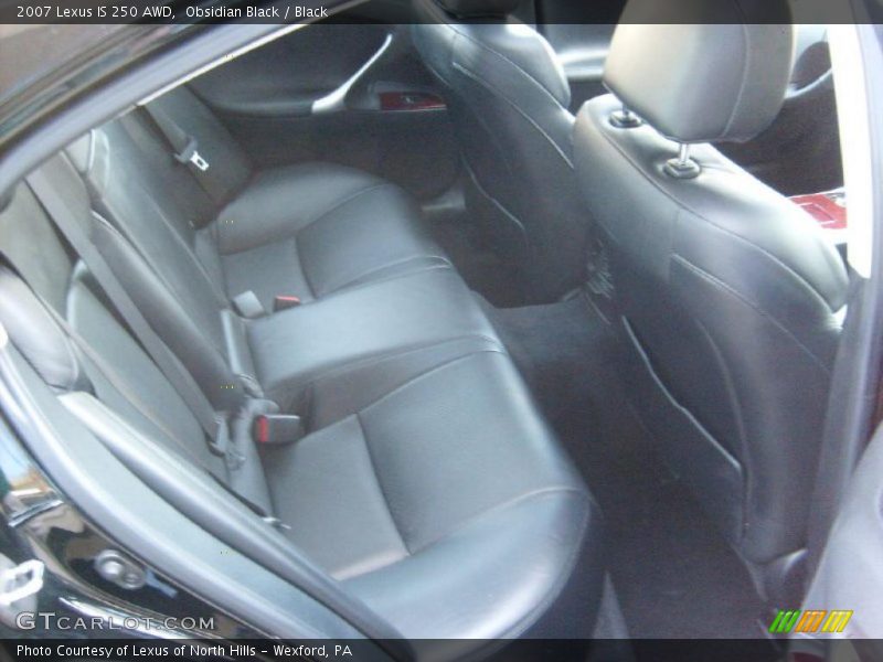 Obsidian Black / Black 2007 Lexus IS 250 AWD