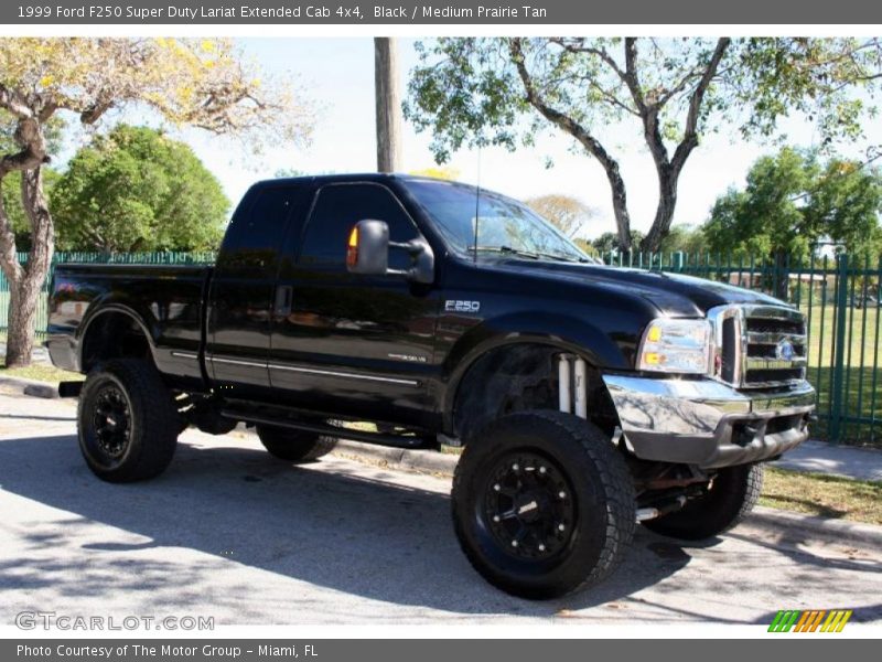 Black / Medium Prairie Tan 1999 Ford F250 Super Duty Lariat Extended Cab 4x4