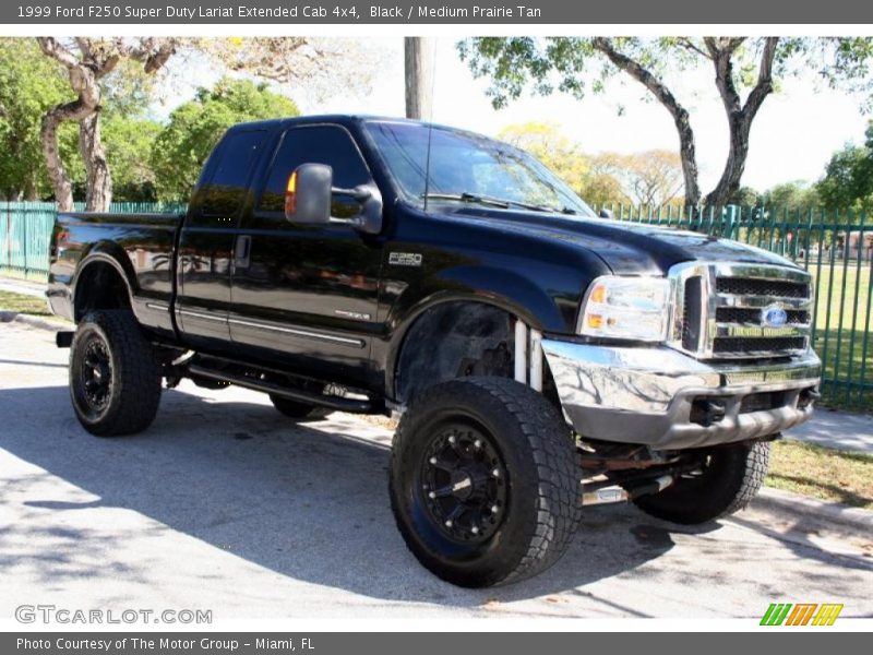 Black / Medium Prairie Tan 1999 Ford F250 Super Duty Lariat Extended Cab 4x4