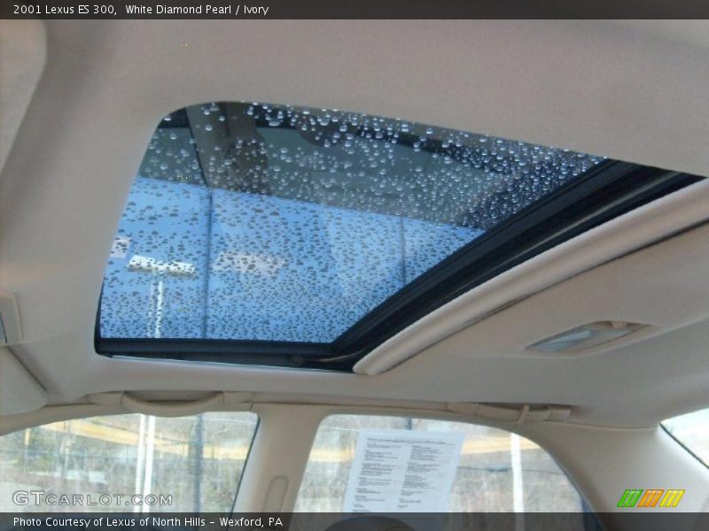 White Diamond Pearl / Ivory 2001 Lexus ES 300