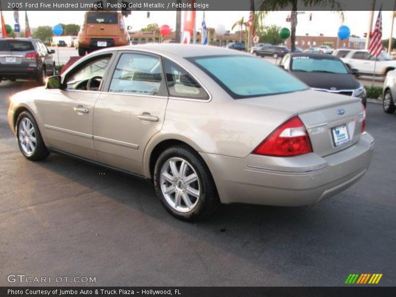 Pueblo Gold Metallic / Pebble Beige 2005 Ford Five Hundred Limited